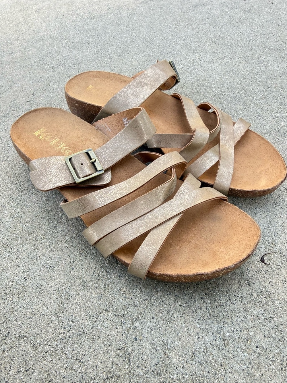 KORKS by Kork Ease Aster Strappy Slip-On Sandal Women’s Size 8